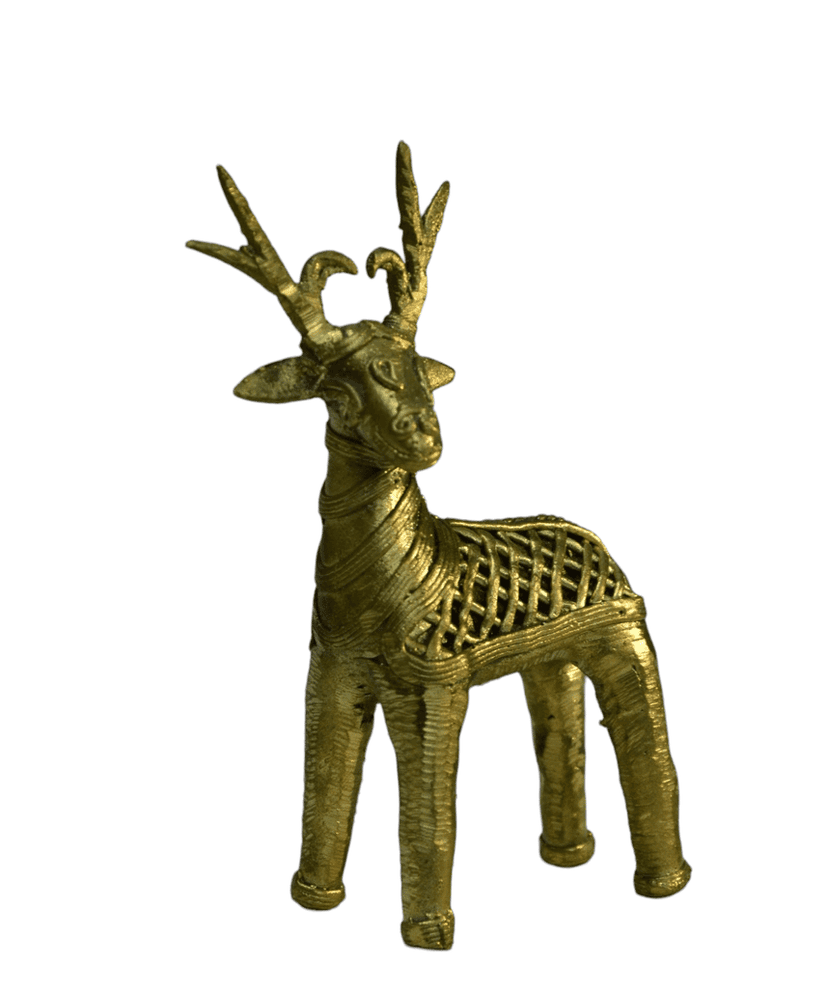 Jharcraft Dhokra Deer (S) DK00700 view 2