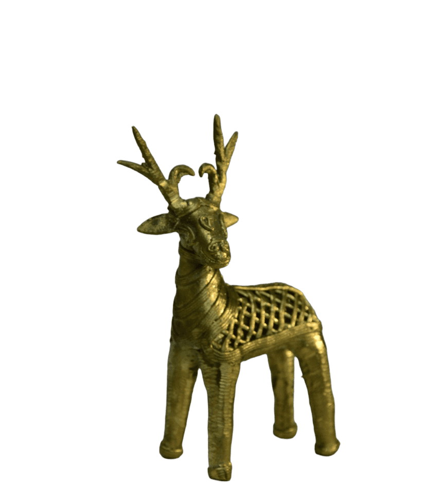 Jharcraft Dhokra Deer (S) DK00700 view 3