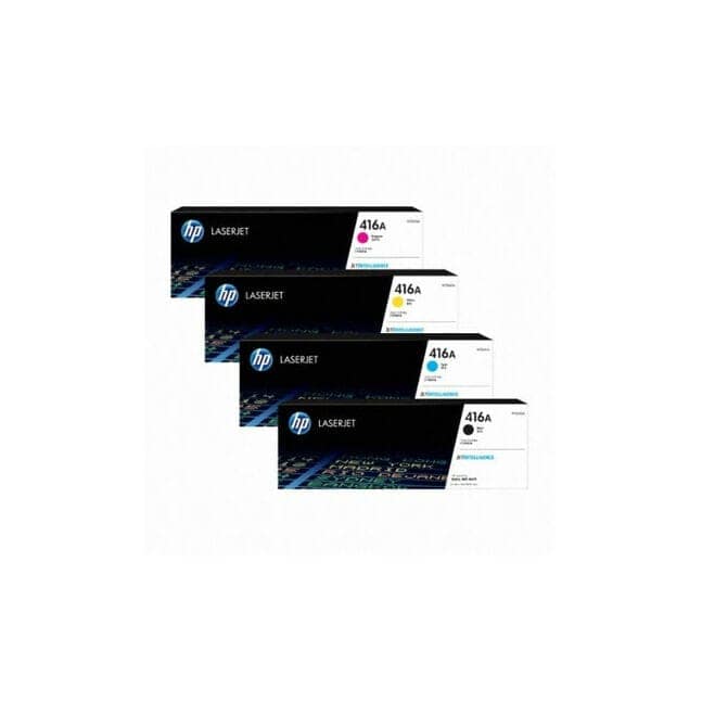 416A Toner Cartridge W2040A W2041A W2042A W2043A Colour Set with Chip Compatible for HP for Color LJ Pro M454dn,M454dw,MFPM479dw,M479fdn,M479fdw (Cyan,Magenta,Yellow,Black) - 4 Color Set view 2