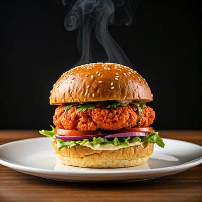 Chicken 65 Burger