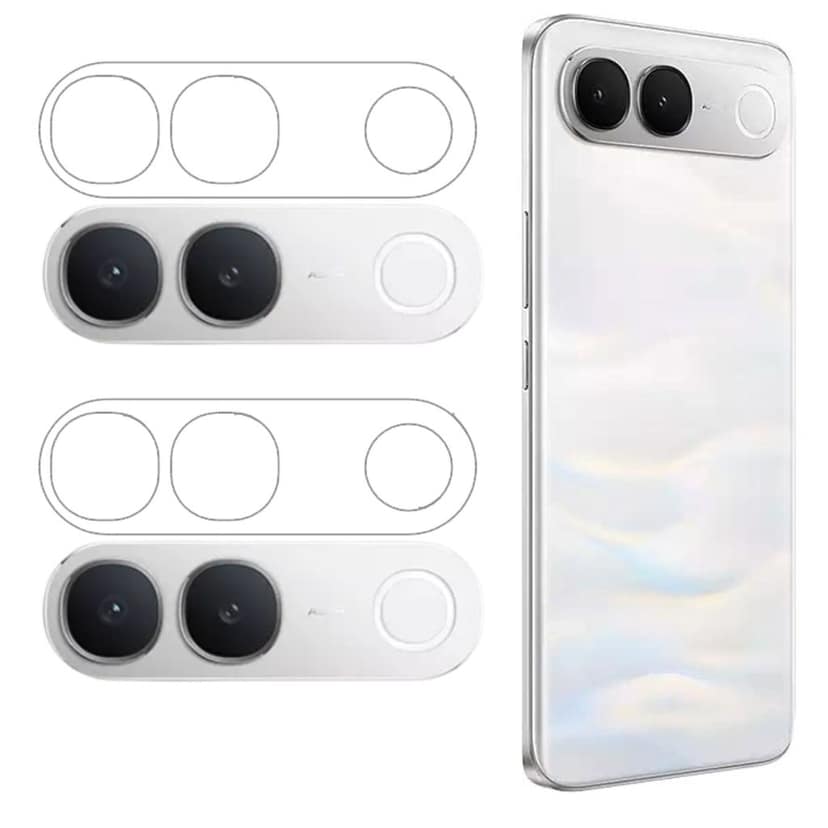 ISAAK Back Camera Lens Protector compatible for Vivo S2 (Pack of 2)