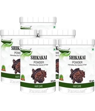 rawmest Shikakai Powder| For Hair Scalp Treatment 500 g Pack of 5