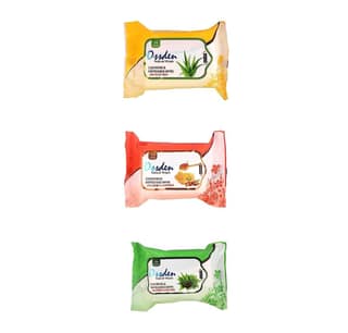 Ossden Cleansing And Refreshing Wipes With Honey And Almonds Natural Wipes 25 Per Wipes (Pack of 3) 75 Wipes
