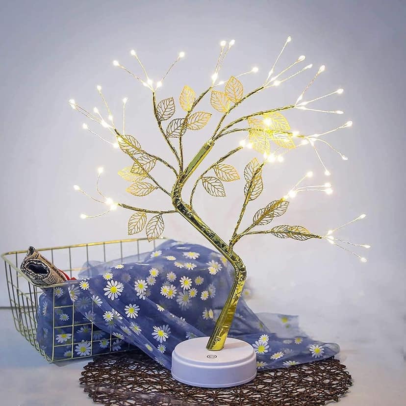 GLOWSERIE Stylish LED Tree Night Light Luxury Home Décor Lamp