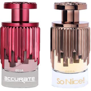 Ossa Accurate EDP For Women 100ml And So Nice EDP For Women 100ml Perfume Long Lasting Fragrance (Pack of 2)