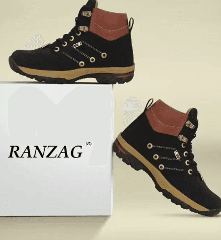 RANZAG Exclusive Range of Stylish Comfortable Boot Shoes/Party Shoes For Men Walking Shoes For Men (Black , 6) view 2