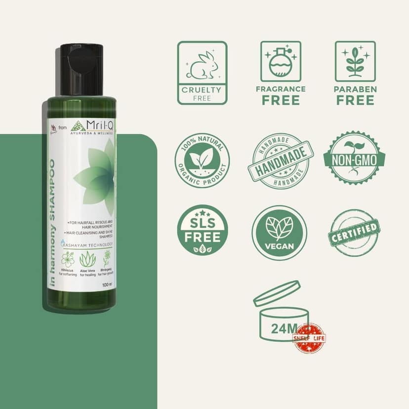 MrilQ In Harmony | Conditioning Shampoo | Hairfall Rescue | Hair Nourishment | Sulphate, Paraben & SLS Free view 7
