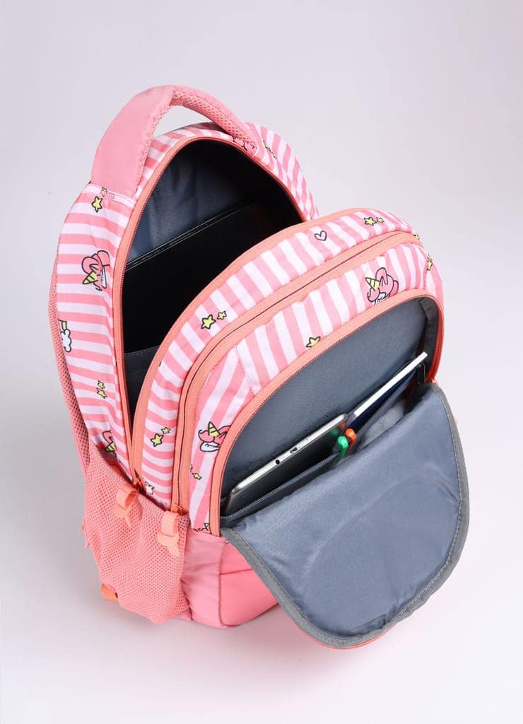 PB Pearlbags Polyester Water Resistant Casual Backpack With Laptop Sleeve For School,college & Office For Boys and Girls,Men & Women view 5