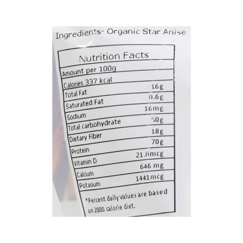 ELWORLD AGRO & ORGANIC FOOD PRODUCTS Star Anise(Chakra Phool) - 50Grm view 3