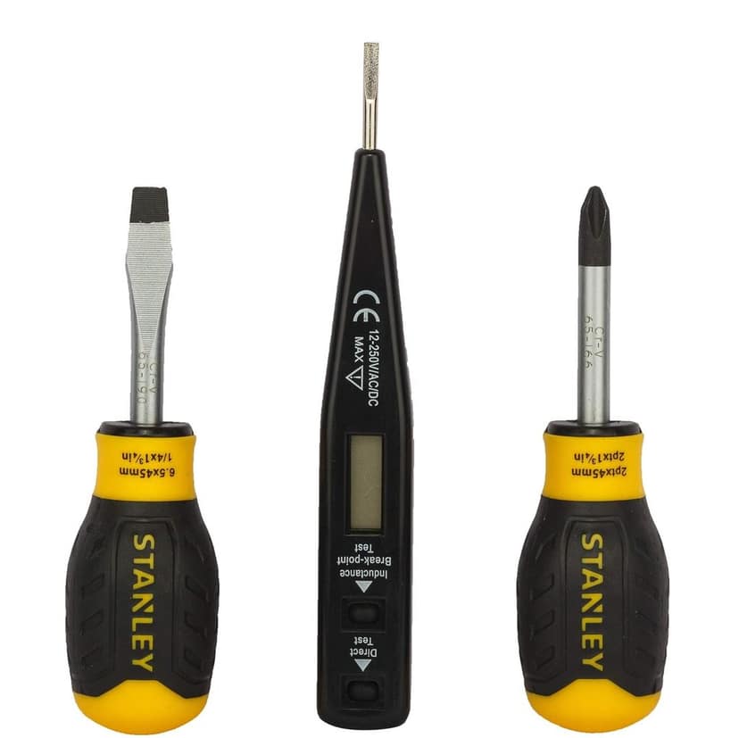 Stanley Screwdriver Set 6Pc Set W/Bonus(Tester Included) STHT92002-8 view 2