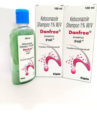 DANFREE 1% ANTIDANDRUFF SHAMPOO ( PACK OF 2) Baby Shampoo 100 ml ( 2 pcs )