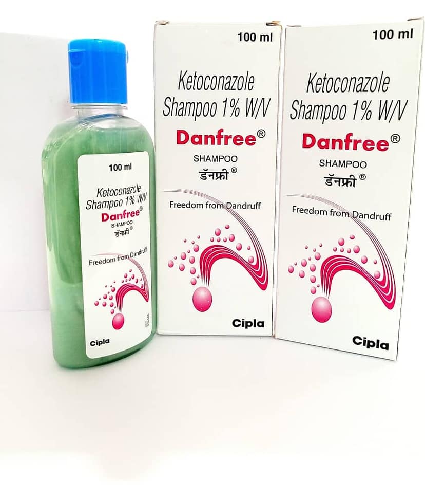 DANFREE 1% ANTIDANDRUFF SHAMPOO ( PACK OF 2) Baby Shampoo 100 ml ( 2 pcs )