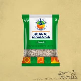 Bharat Organics Unpolished Urad Gota White - 500g
