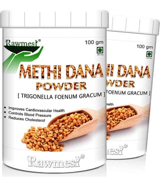 Rawmest 100% Pure Methi Dana Powder For Hair 200gm