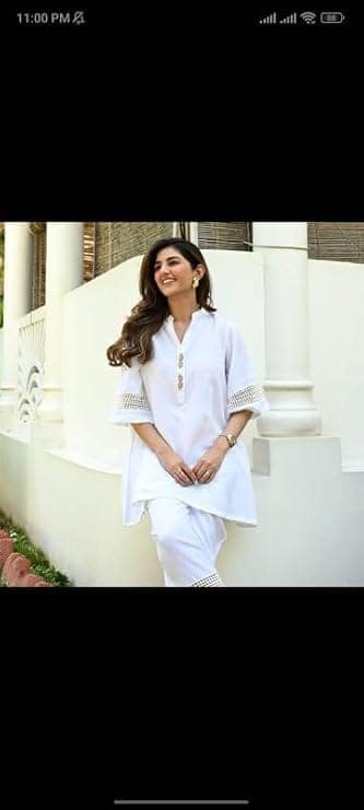 Indian Knots Off-White Co-ord Set view 4