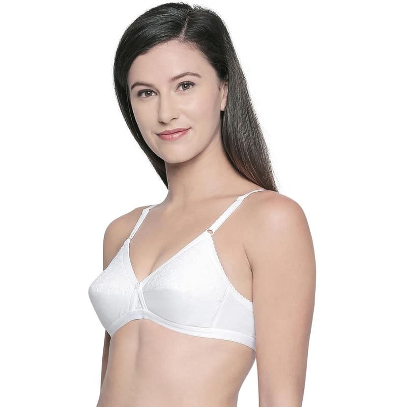 Bodycare Cotton Lightly Padded Non wired Tshirt Bra-Pack of 3 view 3