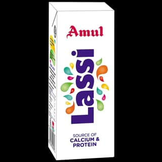 Amul Lassi - Rose Flavour, Source Of Calcium & Protein, 200 Ml Carton
