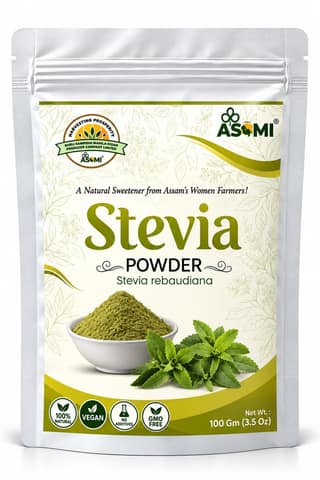 Stevia Powder - Handcrafted by Rural Women of Assam