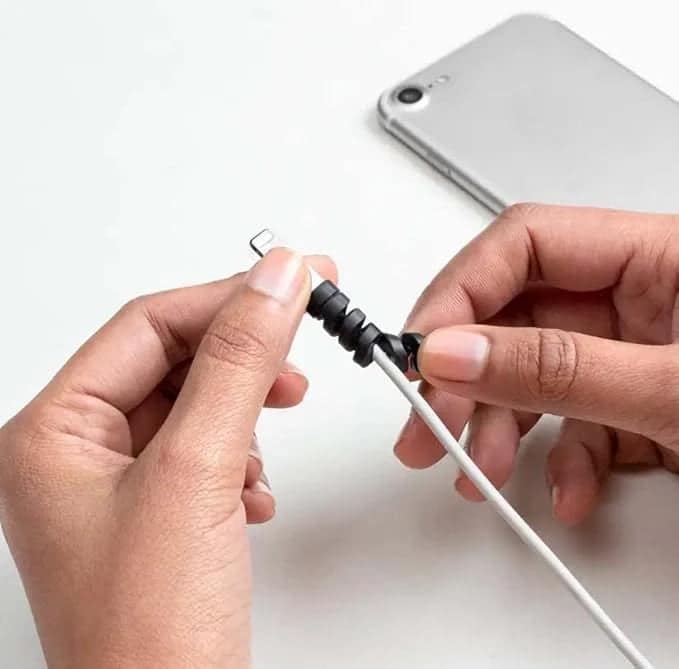 TecSox Spiral Cable Charger Protector | All Types of Wires
