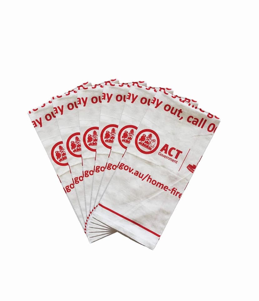 AIRWILL, 100% Cotton Kitchen Towels, Pack of 6 pcs