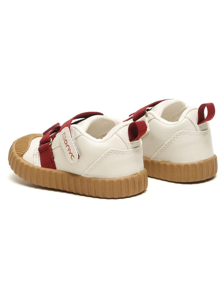 Red-Velvet Muffin Sneakers- White (Unisex) view 6