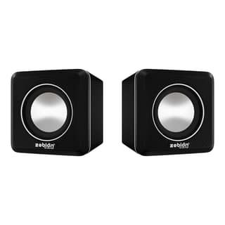 Zebion Muze Twin Tabletop 2.0 Speaker Set - Black