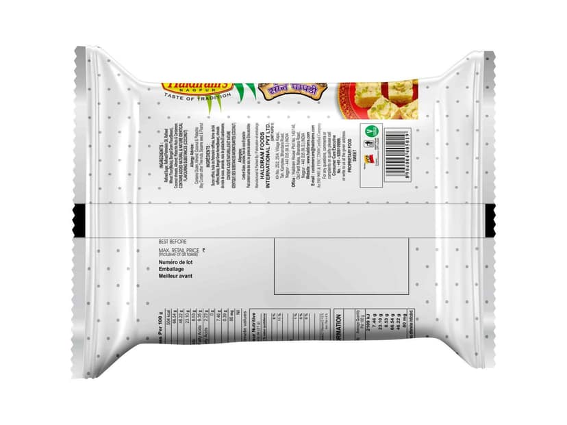 Haldiram's Soan Papdi (Coconut Flavour) Packed Sweets - 250 Gm - Pack of 2 view 2