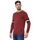 Mufti Stripe Sleeve Cotton Sweater view 2