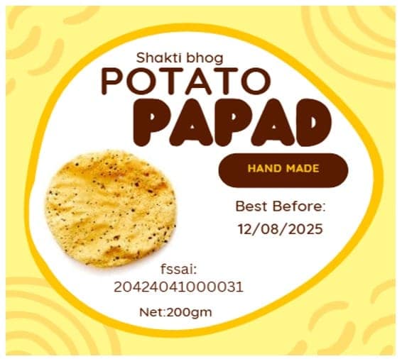 Potato Papad