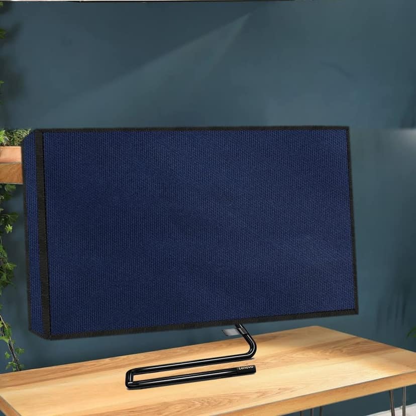 PalaP Super Premium Dust Proof Monitor Cover for Lenovo All in ONE Desktop 22 inches (Grey) view 5