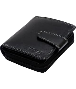 Tough Women Casual Brown Genuine Leather Wallet - Regular Size (11 Card Slots)