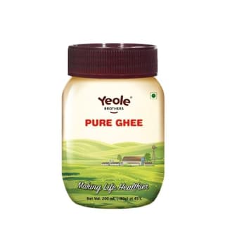 200 ml White Ghee Jar - Pack of 6 Jar
