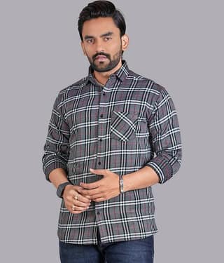 ADWYN PETER 100% Cotton Regular Fit Checks Full Sleeves Men's Casual Shirt - Multicolor 1 ( Pack of 1 )
