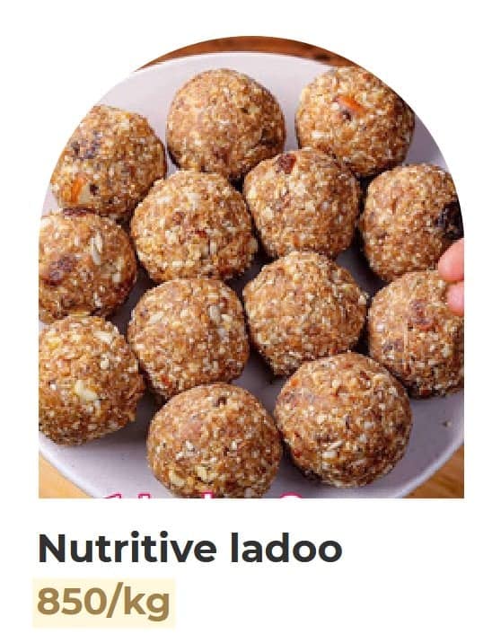 Nutritive Dry Fruit Ladoo (1kg) | Energy-Dense Traditional Sweet | Festive & Daily Snacking