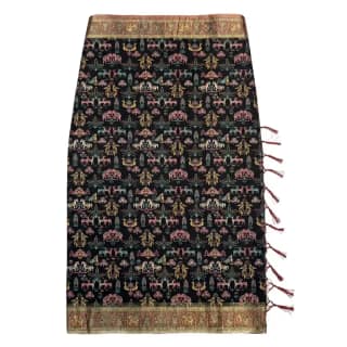 Sambalpuri Heritage Black-Odisha Handloom Saree