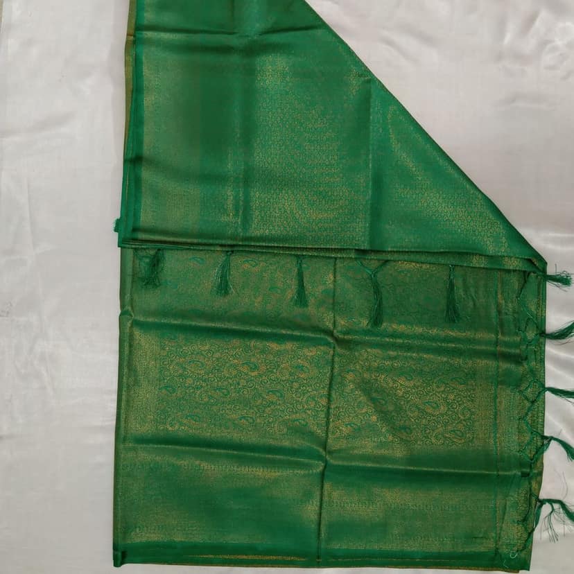 Soft Silk Saree with Blouse view 3