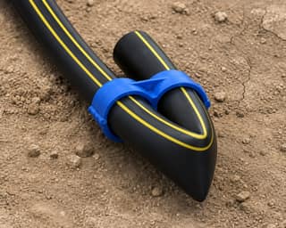 Poly Barbed End Stop 8 Shape Fitting (Size - 16mm) - (Pack of 100 PCS) - Jain Irrigation