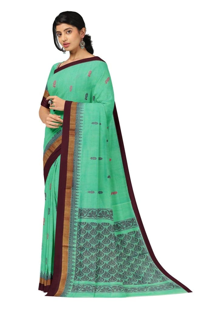 APCO Handloom (A Andhra Pradesh Govt Emporium)- Women's Traditional Pure Handloom Rajahmundry/Angara Cotton Saree | ACS0046 view 2