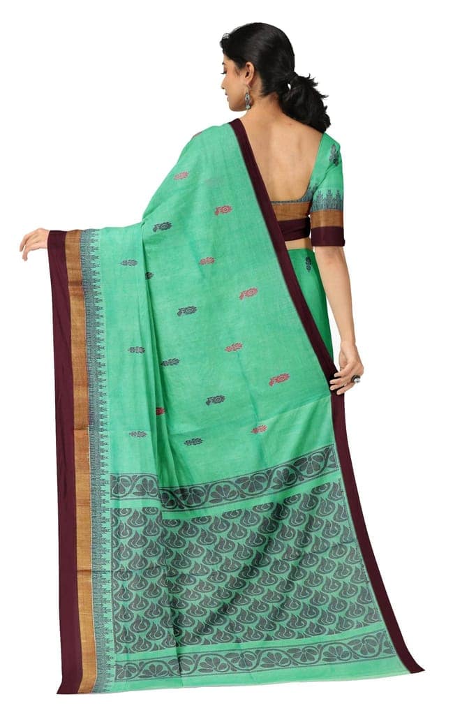 APCO Handloom (A Andhra Pradesh Govt Emporium)- Women's Traditional Pure Handloom Rajahmundry/Angara Cotton Saree | ACS0046 view 3