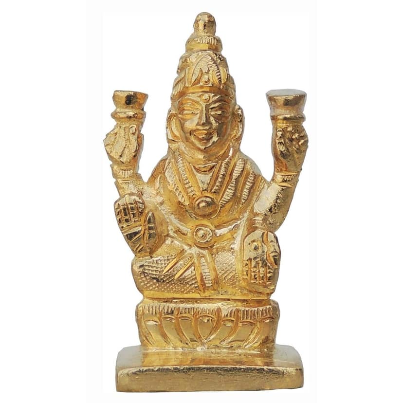 Brass Showpiece Laxmi Ji Statue (BSMAS586 A) view 2