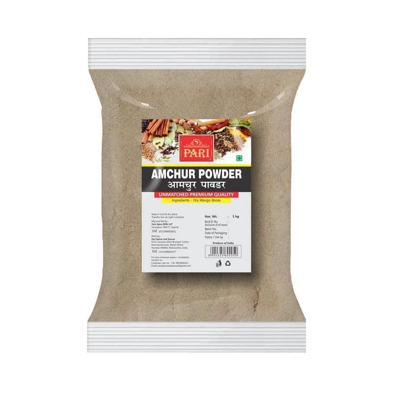 Pari Amchoor/Amchur Powder | Dry Mango Powder| Aam Powder | Delicious & Aromatic Amchur Powder | Preservative free 1 Kg | Indian Spice | Pack of 1