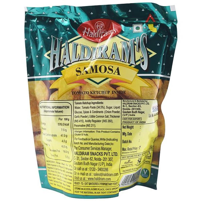 Haldiram's Samosa, 200 G Pouch view 2