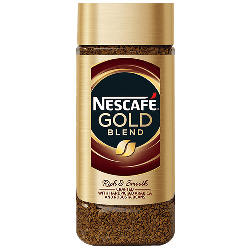 Nescafe Gold Blend Instant Coffee Powder - Arabica & Robusta Beans, 50 G Jar