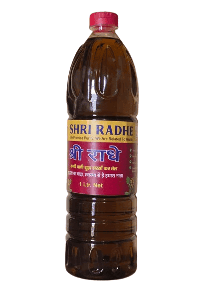 Buy Pure Mustard Oil Online - 1 Ltr. - Shri Radhe view 3