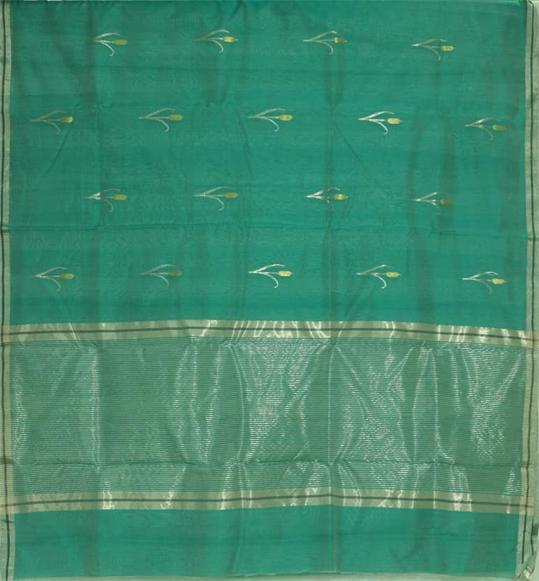 Handloom Chanderi Silk Cotton Saree view 2