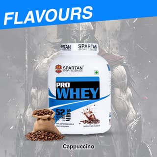 SPARTAN SPORT SCIENCE Pro Whey Protein Powder Concentrate Supplement with 24g Protein, 11g EAA, 5g BCAA, 4g Glutamic Acid | Lean Muscle Building for Men & Women