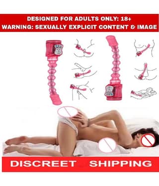 COB ANAL SEX TOY WATERPROOF 6 HIGH SPEED BEADS VIBRATOR
