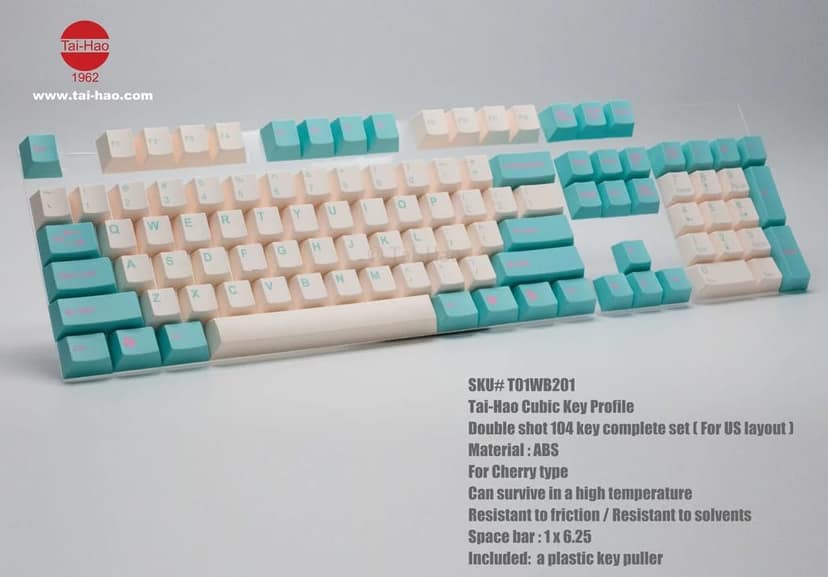 Keycaps ABS Cubic Profile view 3