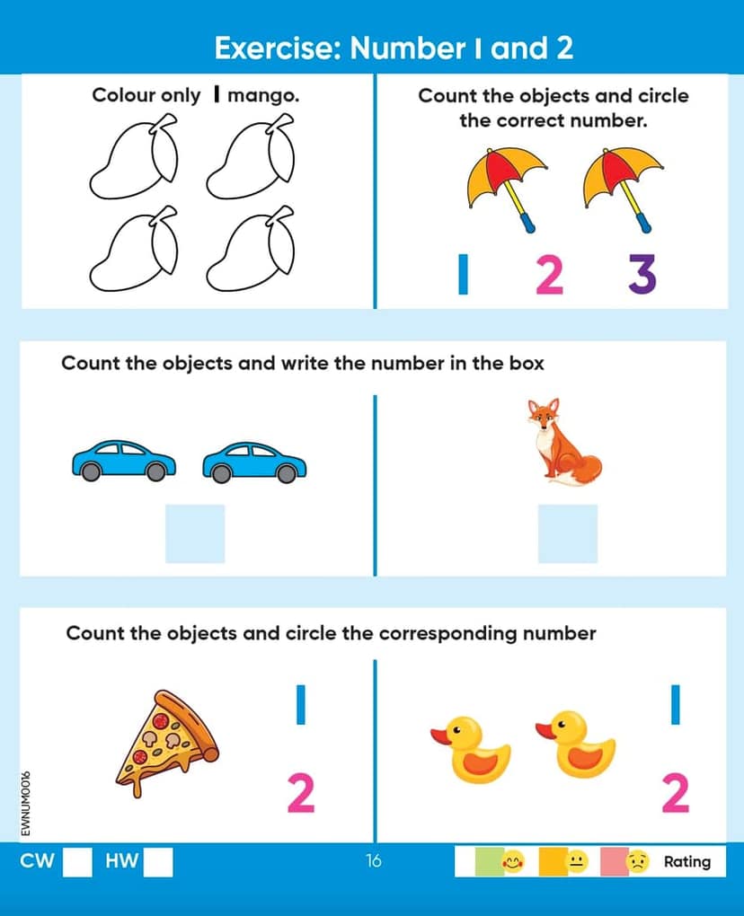 Edsmart Nursery Kids Writing Book Combo for Kids 3 Years [64 Pages] + Nursery Number Writing Book [48 Pages] + Nursery Alphabet Flash Cards for Kids 3+ Years (32 Cards) view 2