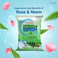 PATANJALI HERB WASH NEEM & ROSE 2KG